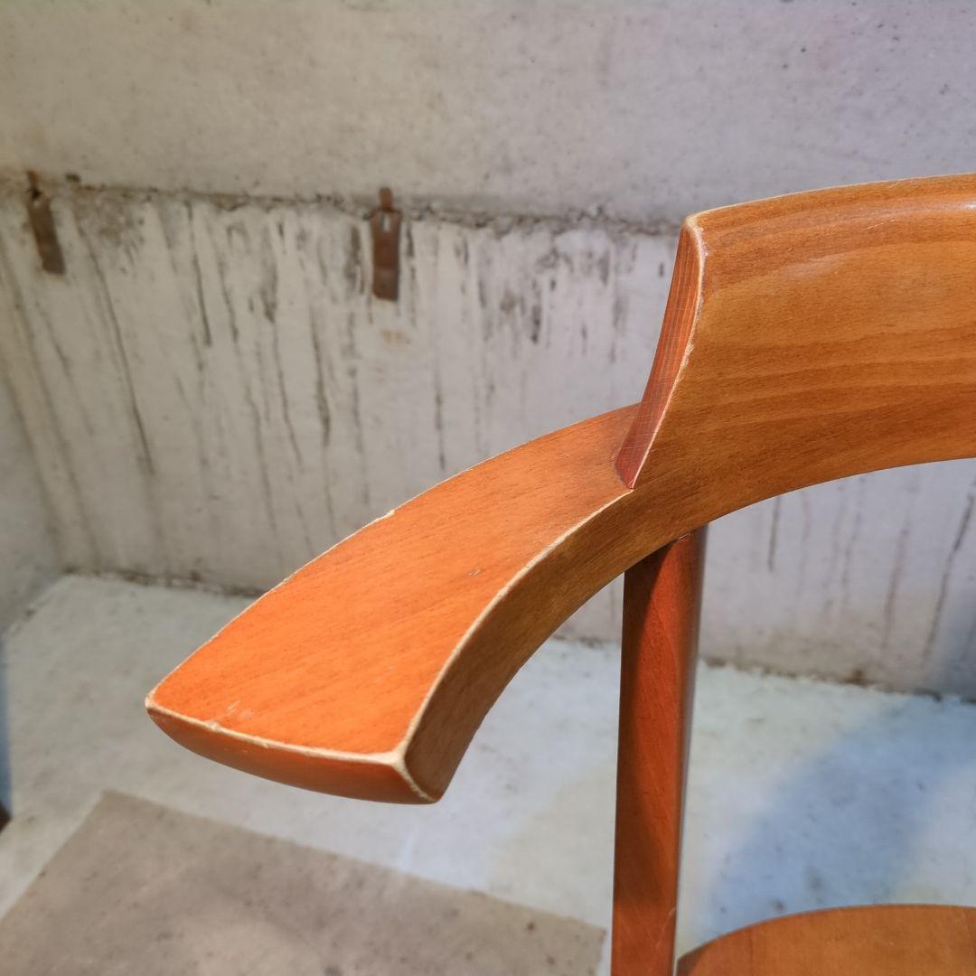 柏木工　ソフィー④　ダイニングチェア　ハーフアームチェア　飛騨家具