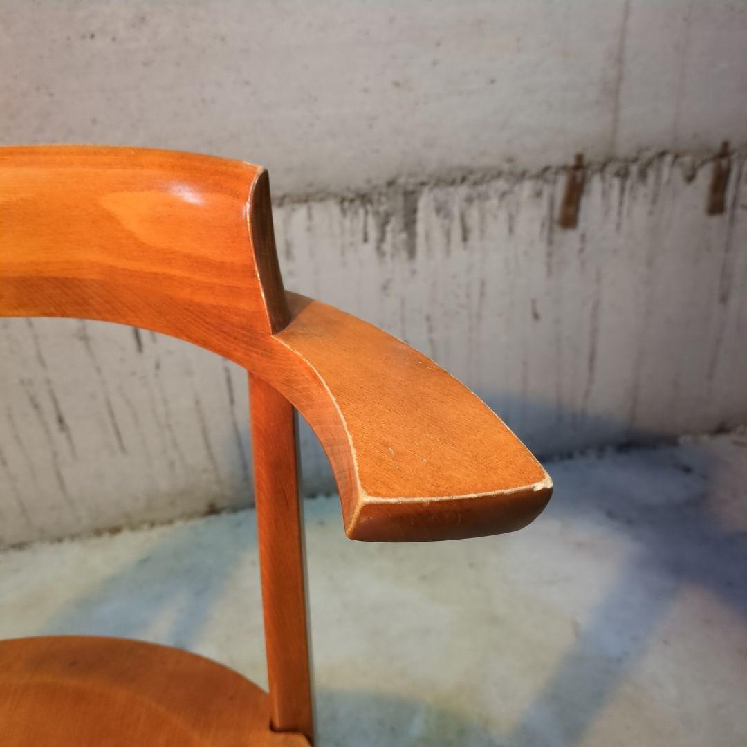 柏木工　ソフィー④　ダイニングチェア　ハーフアームチェア　飛騨家具