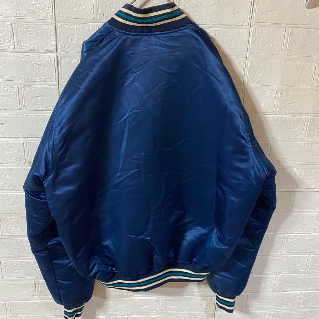 MLB シアトルマリナーズ　80s-90s USA製スタジャン　メタリックカラー