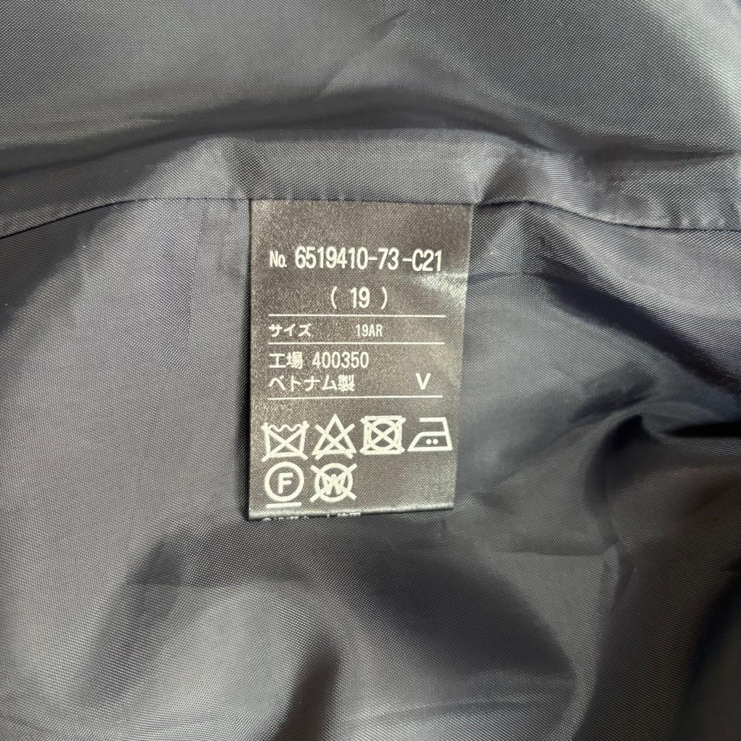 新品　東京ソワール 濃紺 フォーマル ロングジャケット 19号 ノーカラー