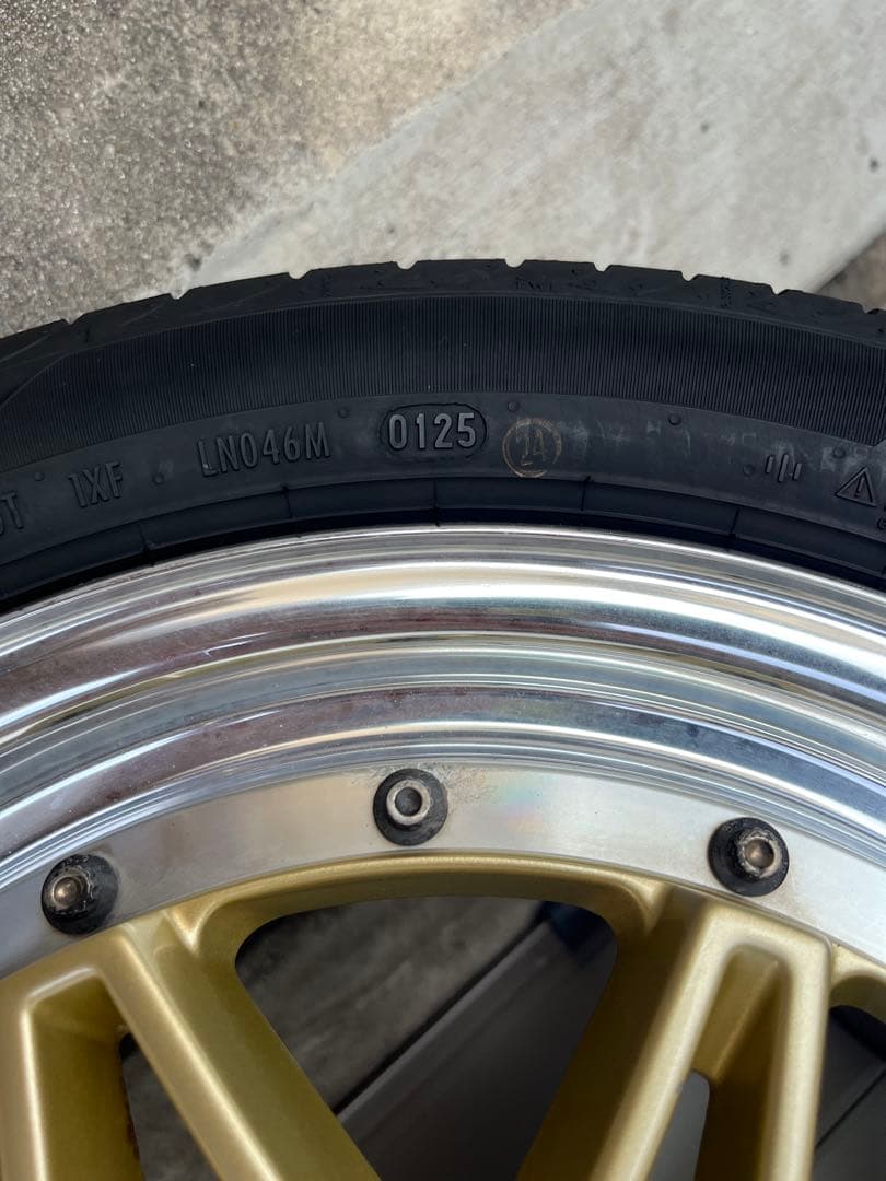 8*7様 ワーク エクイップ 03 15インチ 5J +42 25年製タイヤ付セ