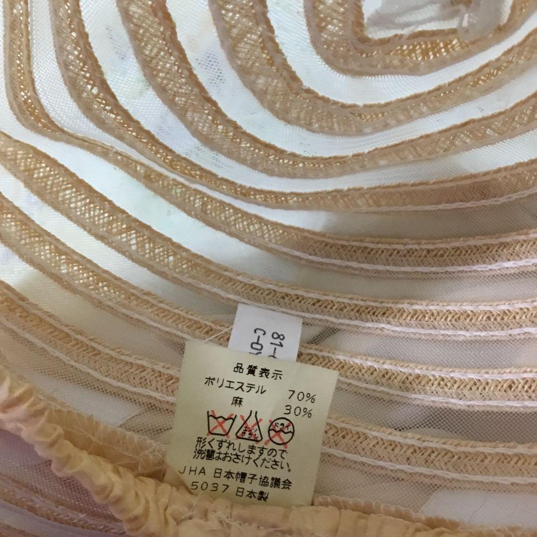 ♡ヒスクローネ♡シルクのおリボン帽子