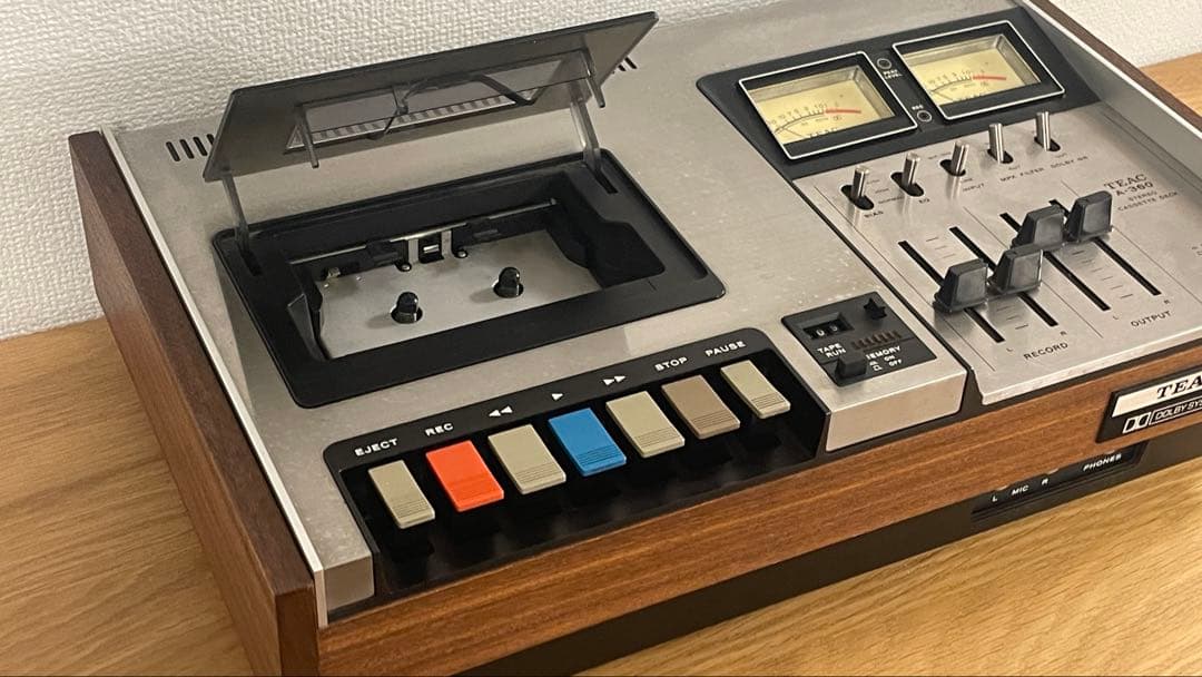 【音出•録音確認済】TEAC A-360 カセットデッキ