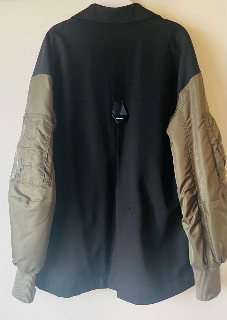 ジャケット・アウター OMMO MA-1 DOCKING WOOL JK