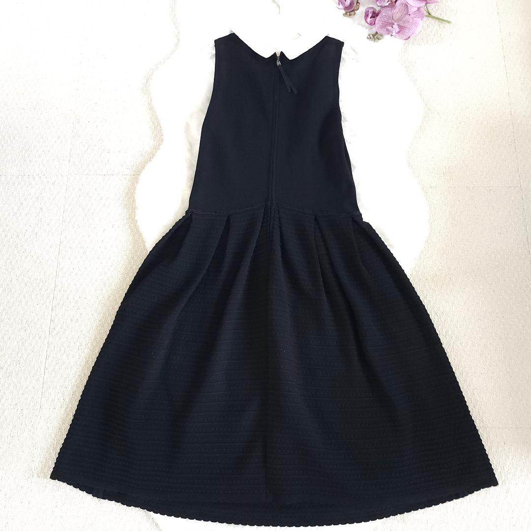 DAISY LIN 襟付き2WAYフレアーワンピース ブラック42サイズ