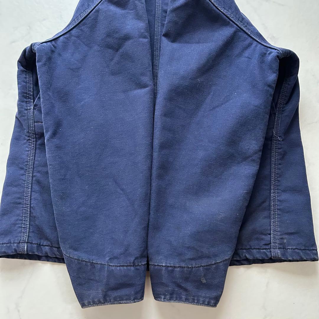 【100周年】80s 星タグ カーハート ミシガンチョアコート ネイビー 40