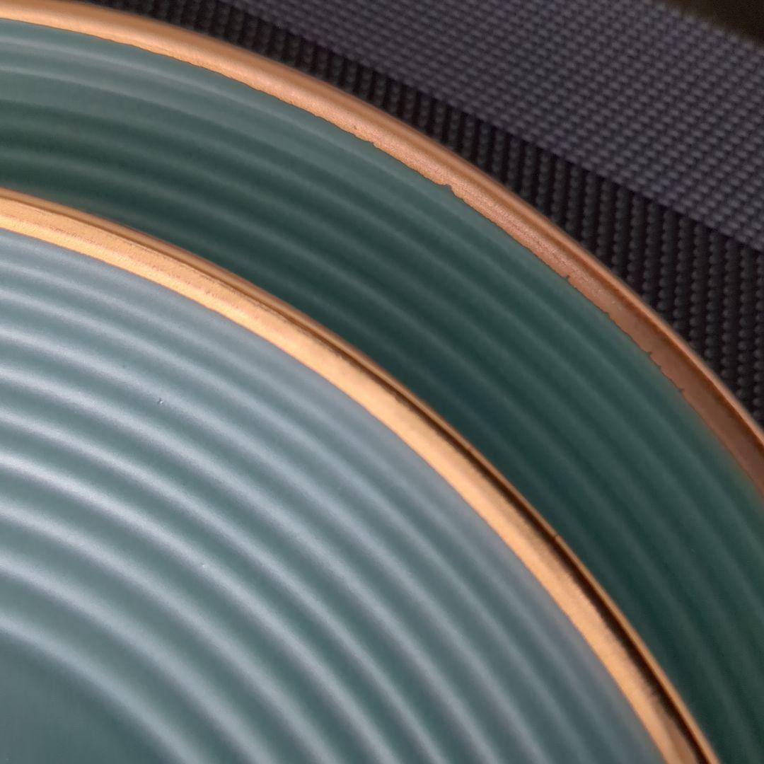 北欧モダン食器　食器セット　大皿ブルーカラー