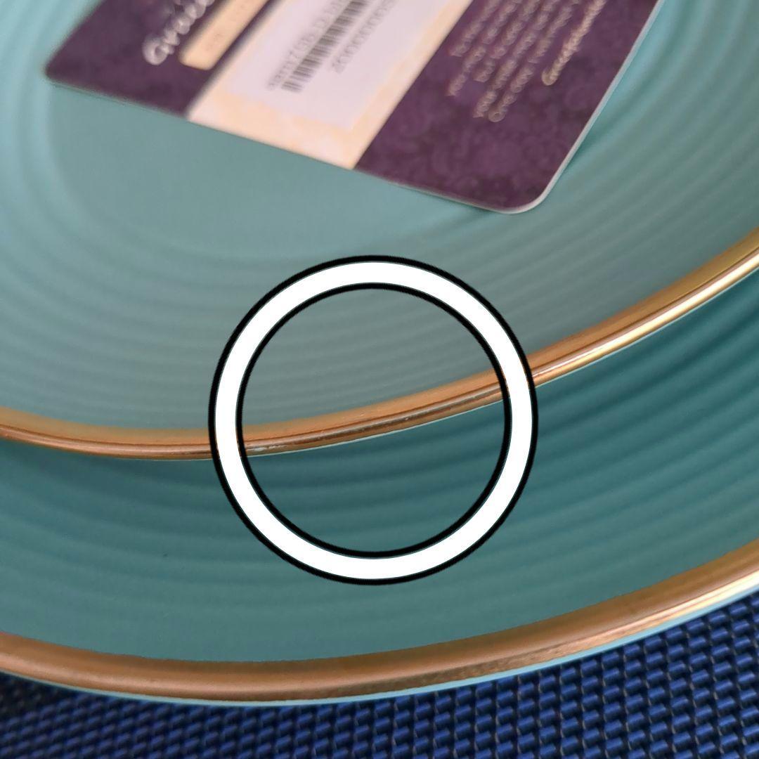 北欧モダン食器　食器セット　大皿ブルーカラー