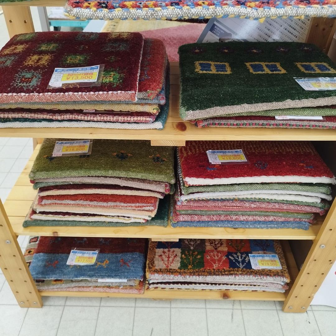 値下げ交渉ミニギャベ●29×30㎝●手織●本物●新品未使用 遊牧民が紡ぐギャッベ