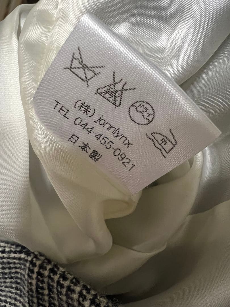 ☆jonnlynx タスマニアウール　グレンチェック　ジャケット☆