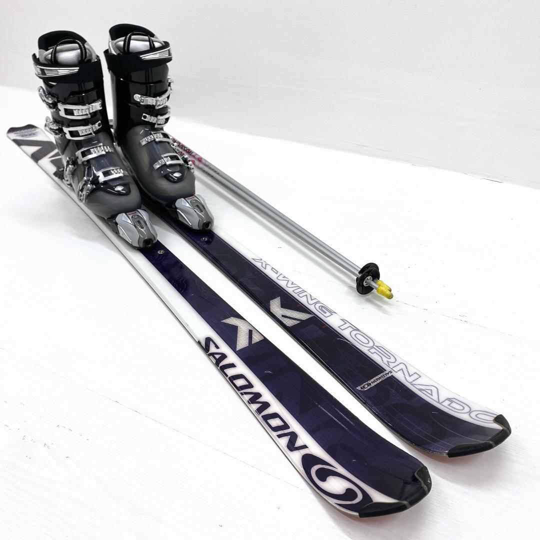 SALOMON サロモン メンズ スキー セット 170cm 27.5-28cm