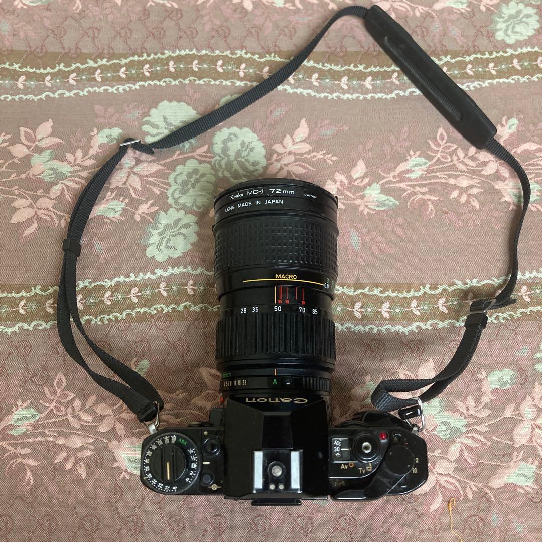 Canon A-1 一眼レフカメラ FD28〜85mmレンズ付き