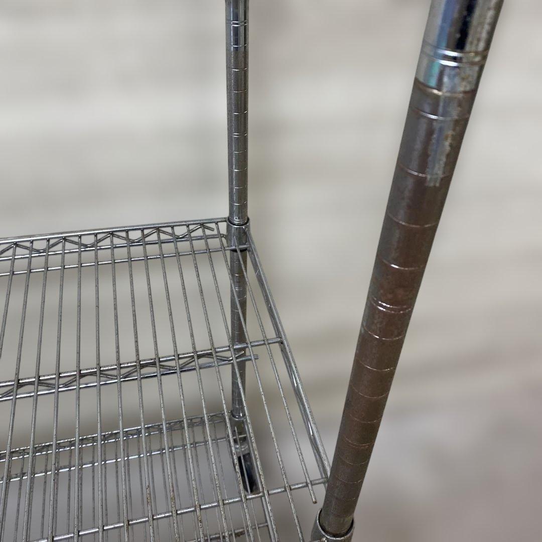 引き取り限定　コストコ　スチールラック 5段 キャスター付き 大型　幅120cm