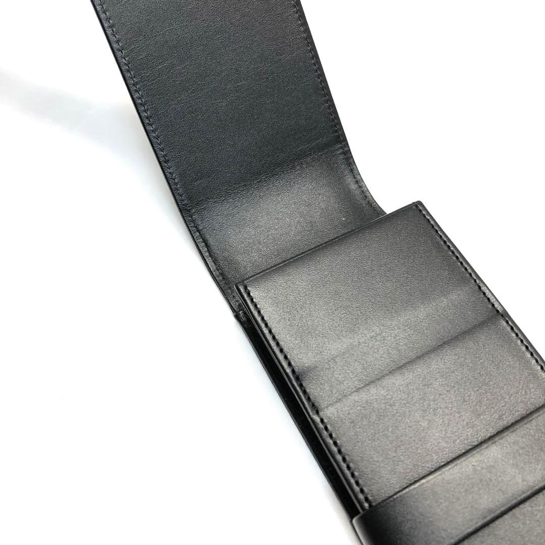 【美品✨】　MONTBLANCモンブラン　ペンケース　3本用　ブラック　レザー