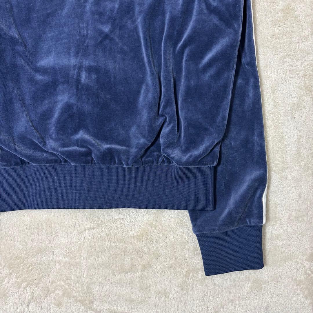 アディダスオリジナルス ベロア SSTトラックジャケット ネイビー 紺