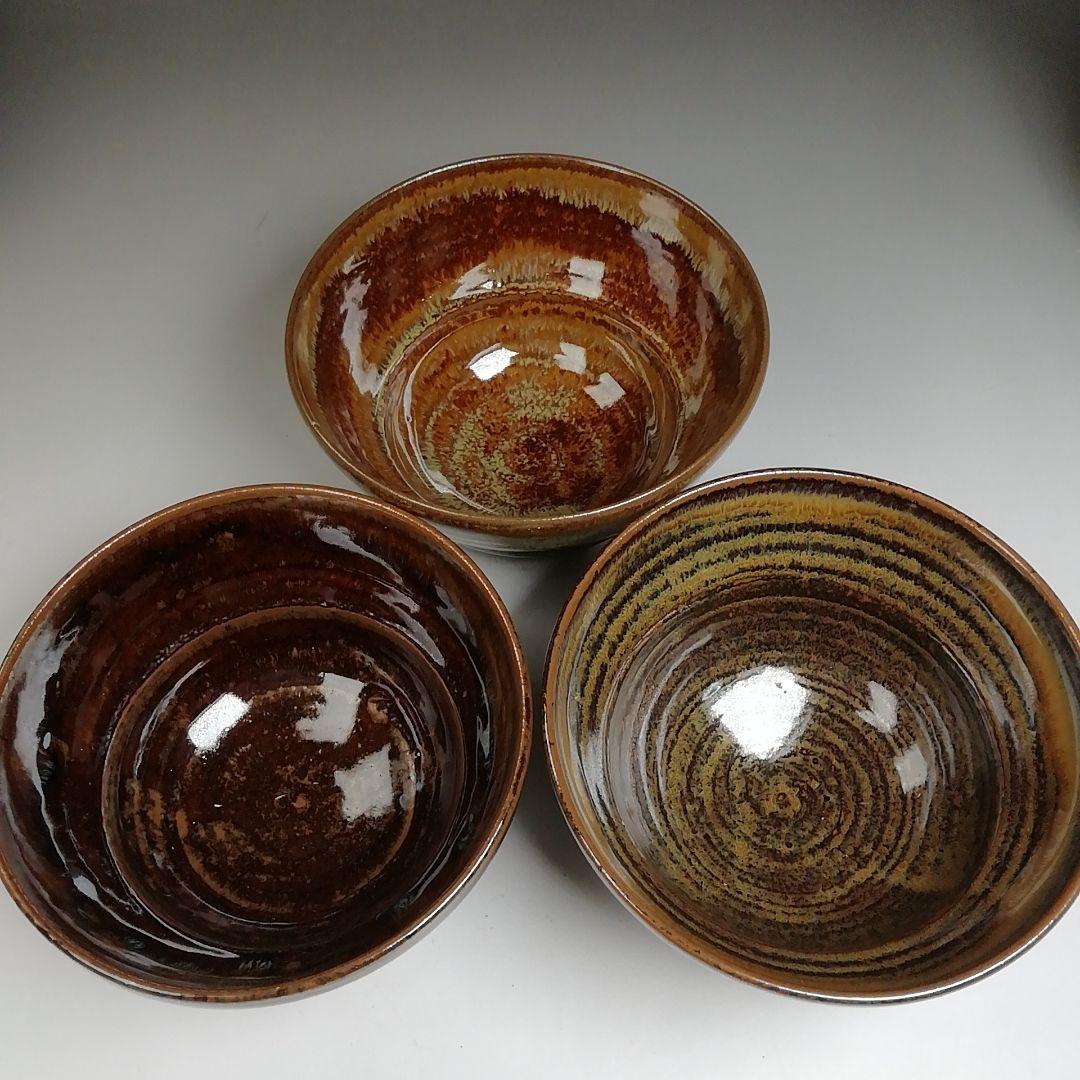 Ｔ９２１　数茶碗　十客『高取焼』『十三代　高取八仙 造』　共箱　茶道具