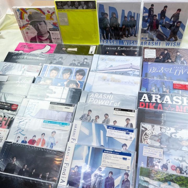 新品・未開封 嵐 CD DVD シングル 初回・通常盤 セット