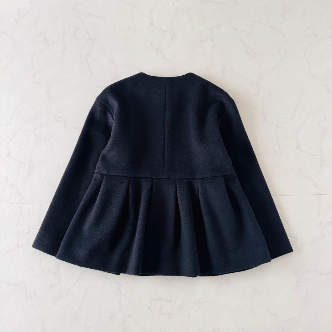 タグ付未使用✨ユナイテッドアローズ へプラムショートコート ブラック