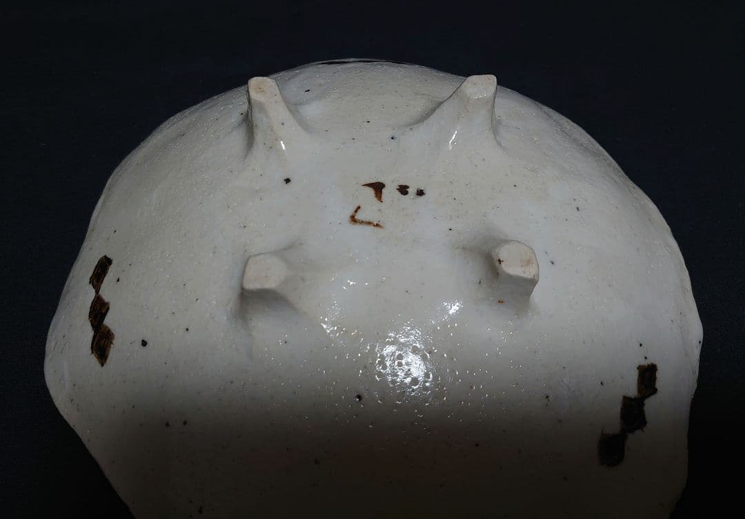 黒岩卓実 赤絵 足付き 皿 プレート