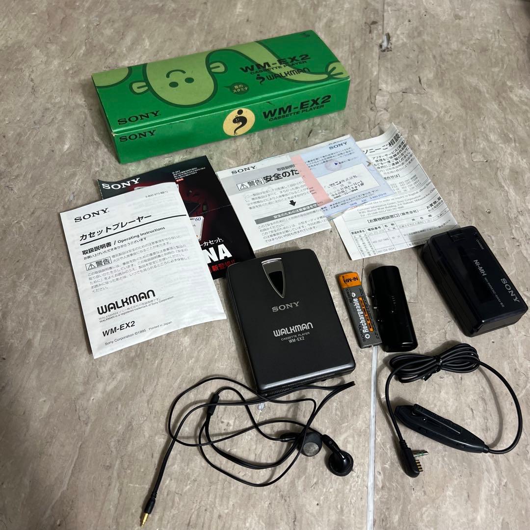 元箱付 SONY WALKMAN WM-EX2 ポータブルカセット ウォークマン