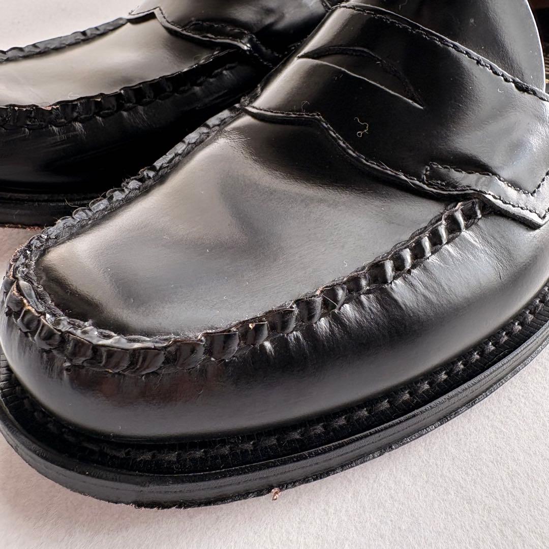 G.H.BASS WEEJUNS　24.5 ローファー ブラック