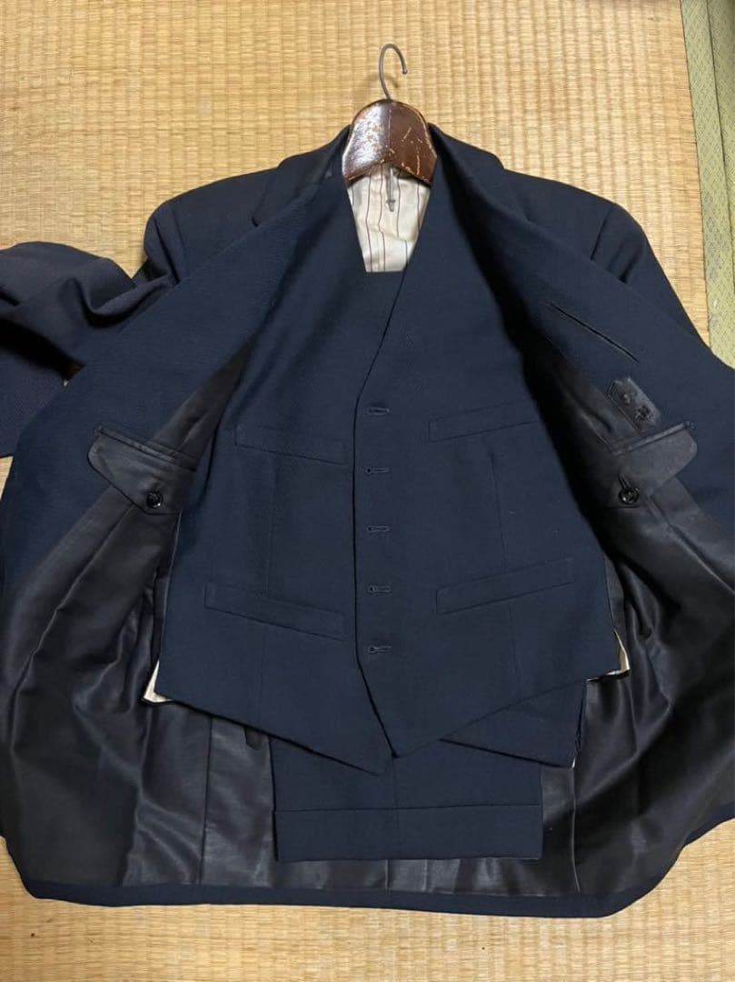 1940s 50s 日本製　三揃い背広　スーツ　テーラード