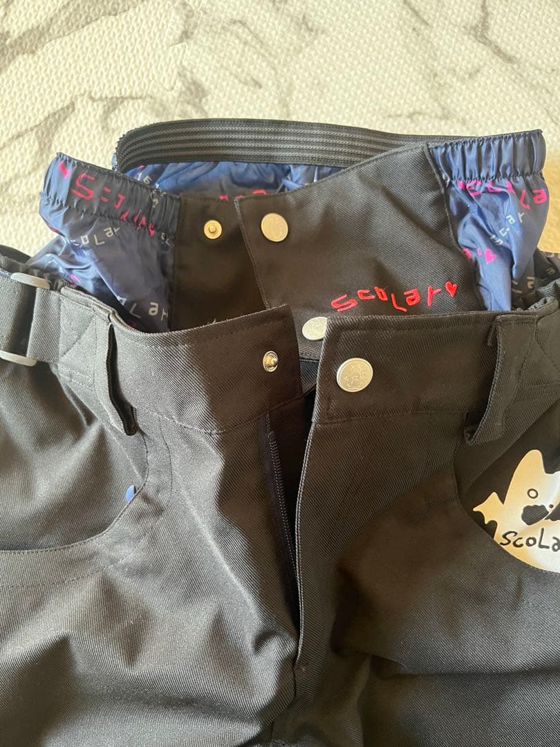 【超美品】SCOLAR スノーボードウェア 上下セット おまけ　手袋付き