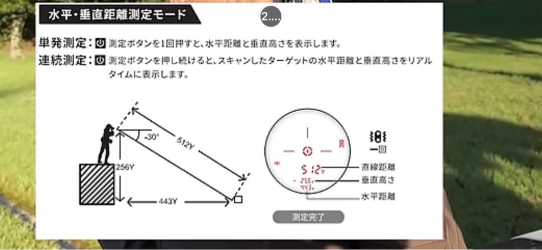 EENOUR ゴルフ用距離計 ホワイト(新型)