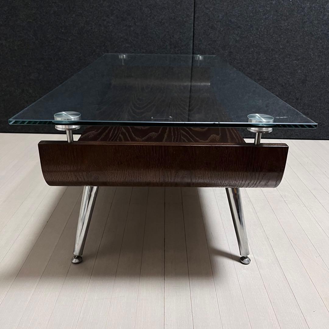 ミッドセンチュリー　スペースエイジ　センターテーブル ガラステーブル
