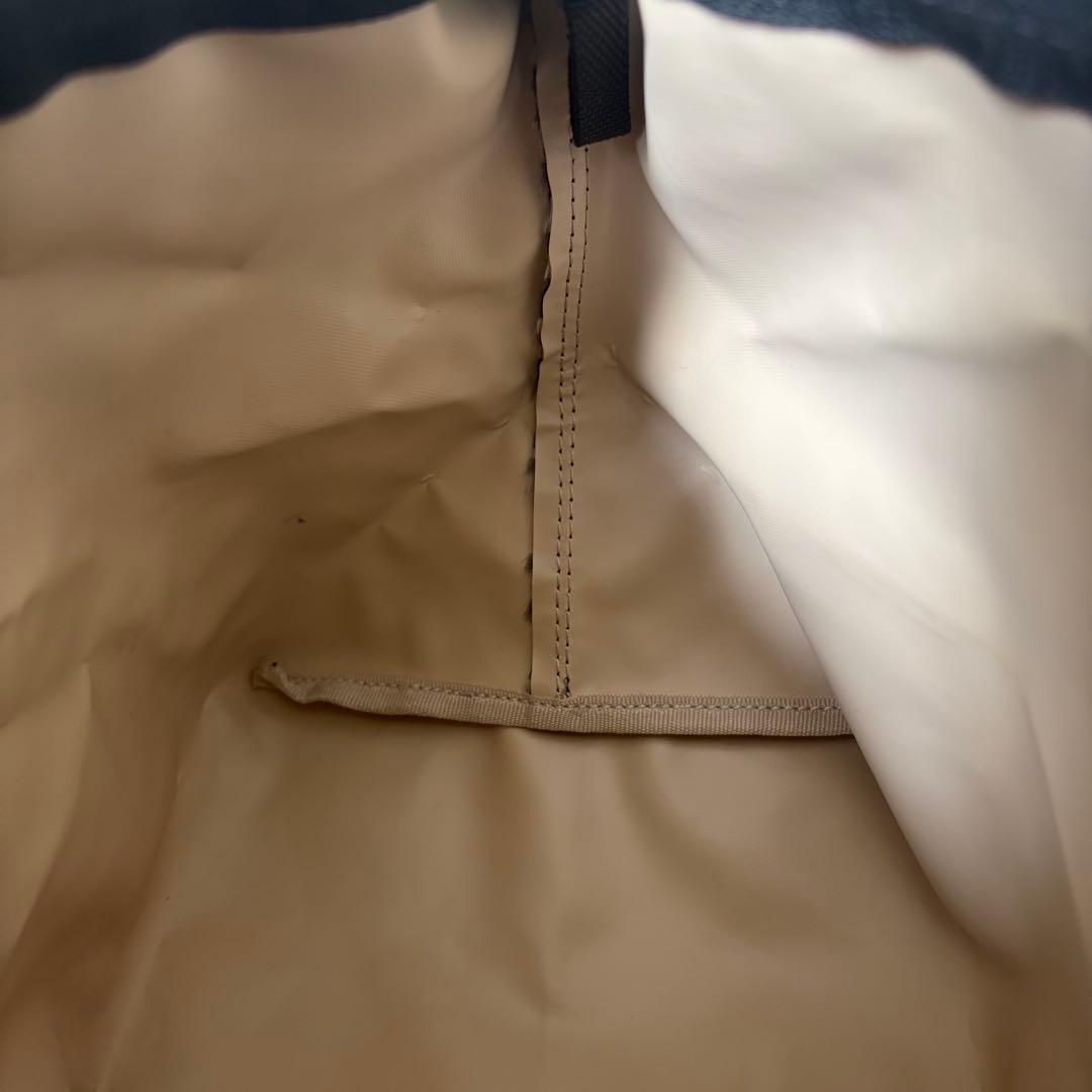 【美品】エルベシャプリエ　舟型 ビッグポシェット2885F グリーンレーベル別注