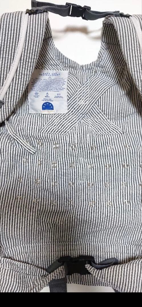 ウィーゴツイン 双子用抱っこ紐 ソフトベビーキャリア シアサッカー生地