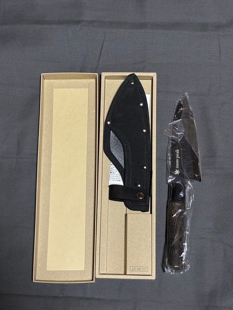 peak スノーピーク　包丁　ブラック出刃包丁 ポイントギフト