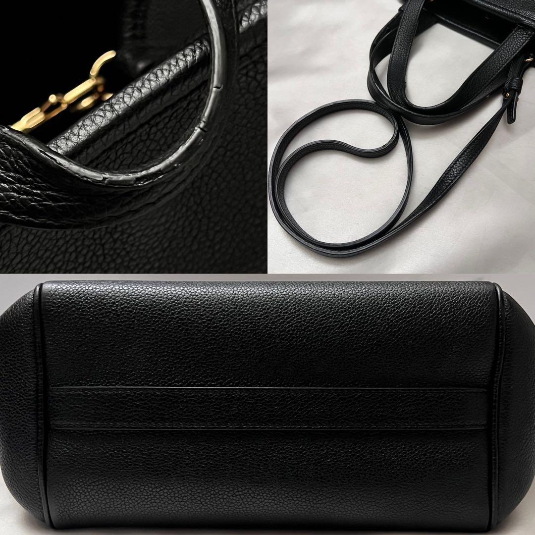 ◇袋付き美品◇セリーヌ　フォールドカバスモール　ブラック　2way トートバッグ