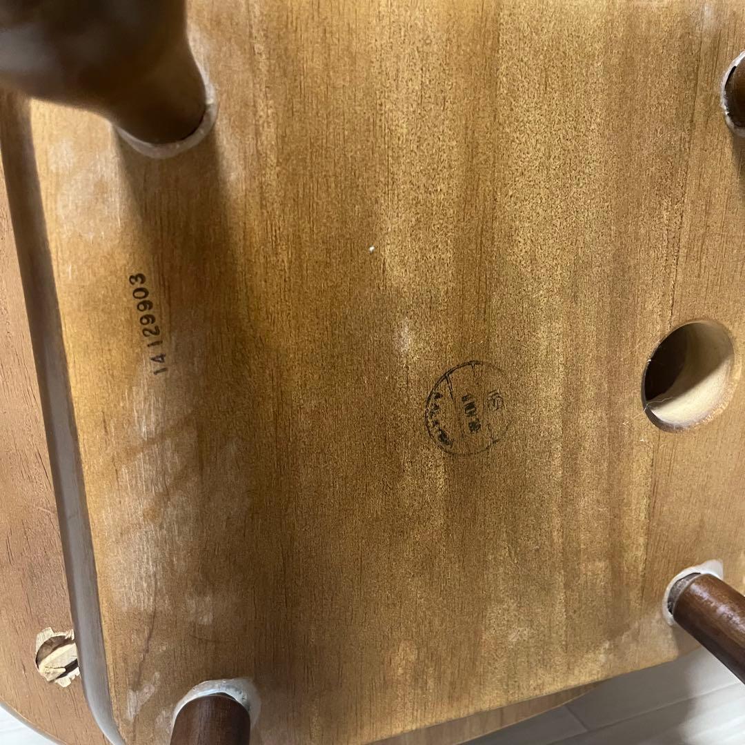 希少 飛騨家具　ウィンザーチェア　回転チェア　昭和レトロ　ヴィンテージ　木製 ①