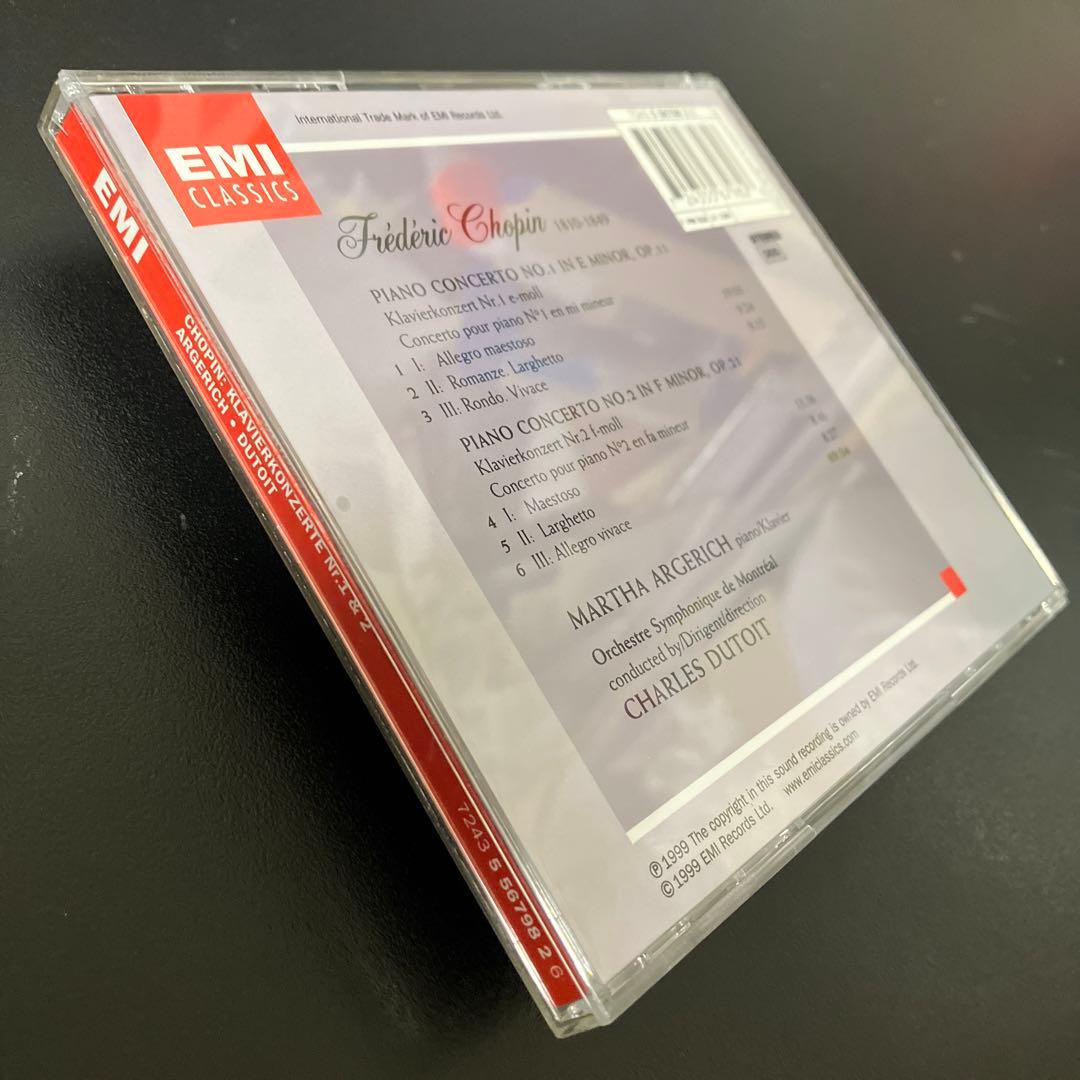 【売約済】アルゲリッチ(p) デュトワ＆OSM／ショパンp協奏曲第1番＆第2番