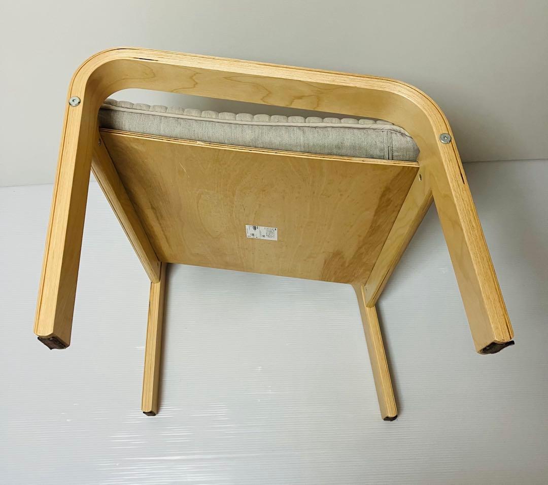 IKEA イケア POÄNG ポエング チェア＋オットマン セット 木製フレーム