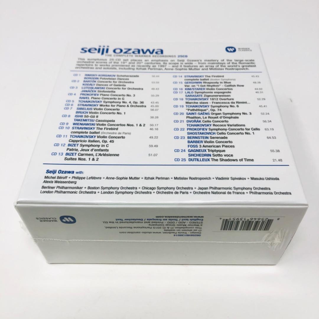 新品/25/CD/BOX 小澤征爾 SEIJI OZAWA ワーナー録音全集