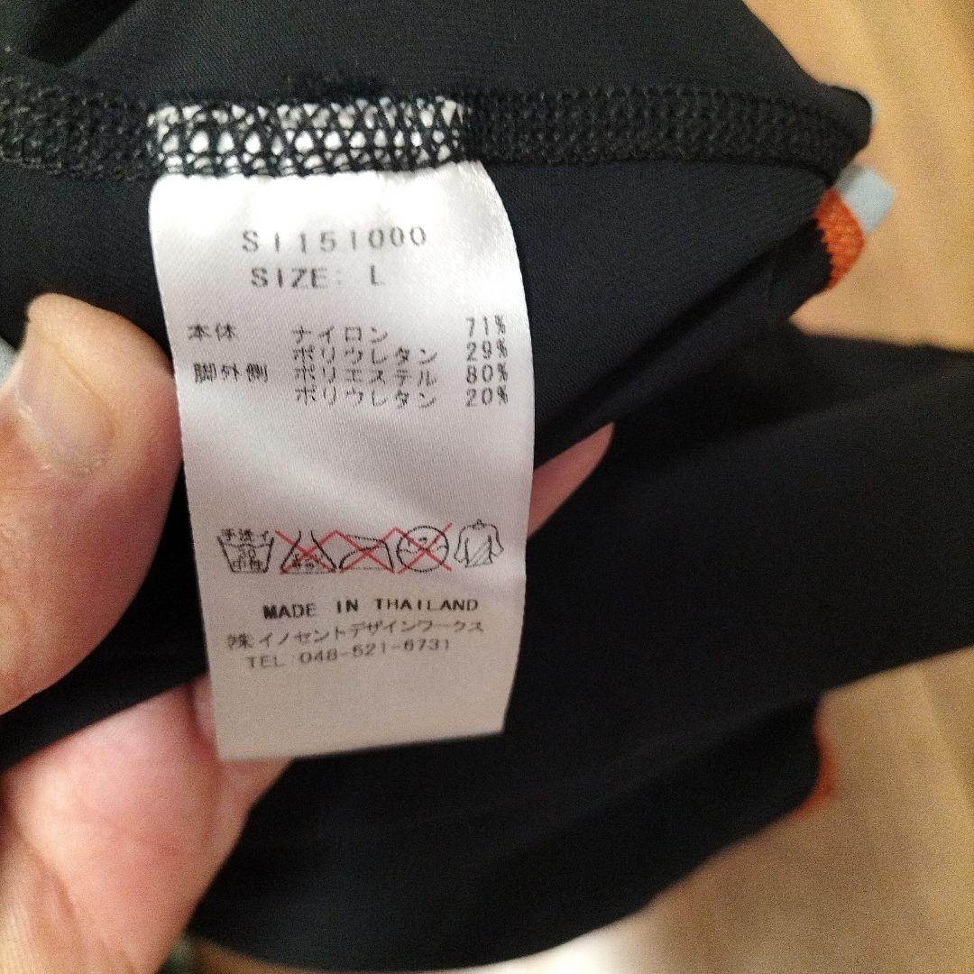 新品 メンズL レリック RERIC トライアスロン レーススーツ 黒 オレンジ