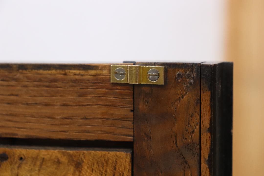 レトロ キャビネット 食器棚 書棚 本棚 本箱 収納 水屋