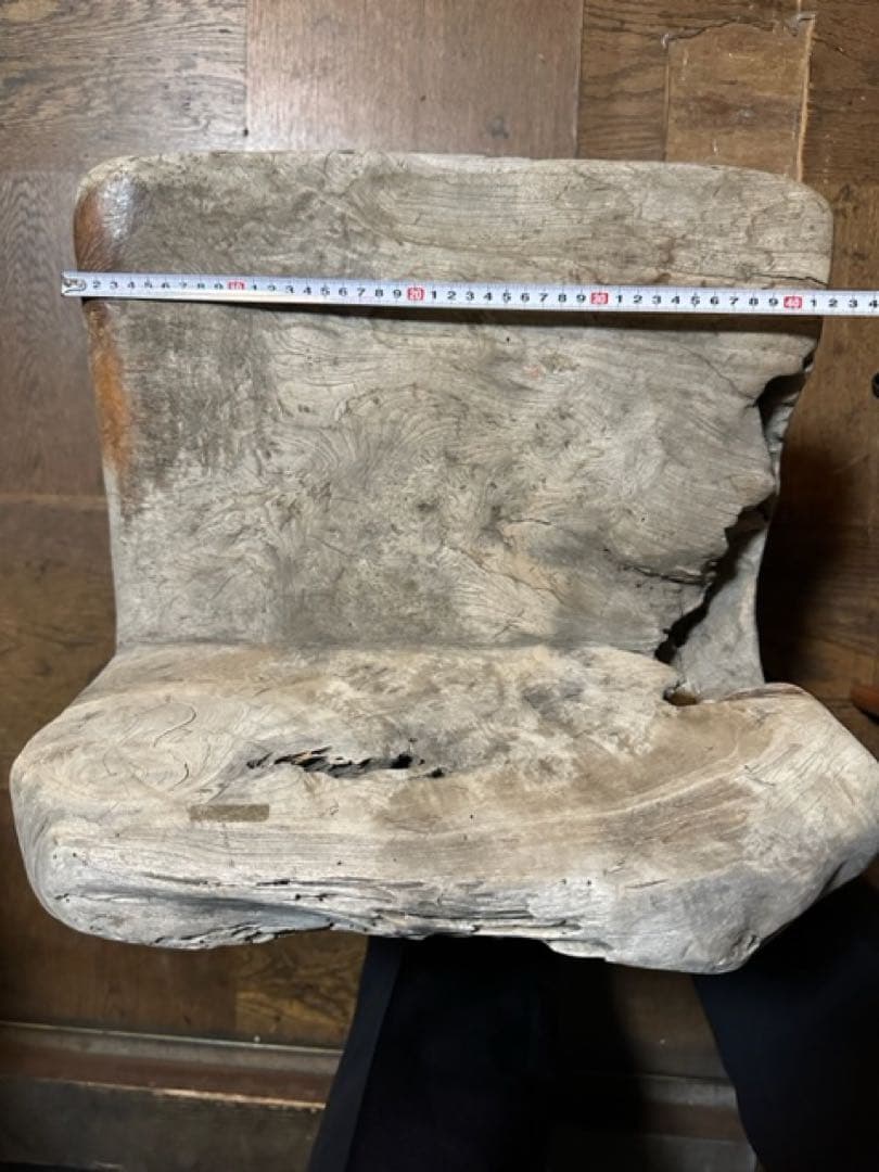 インドネシアチーク古木の臼椅子