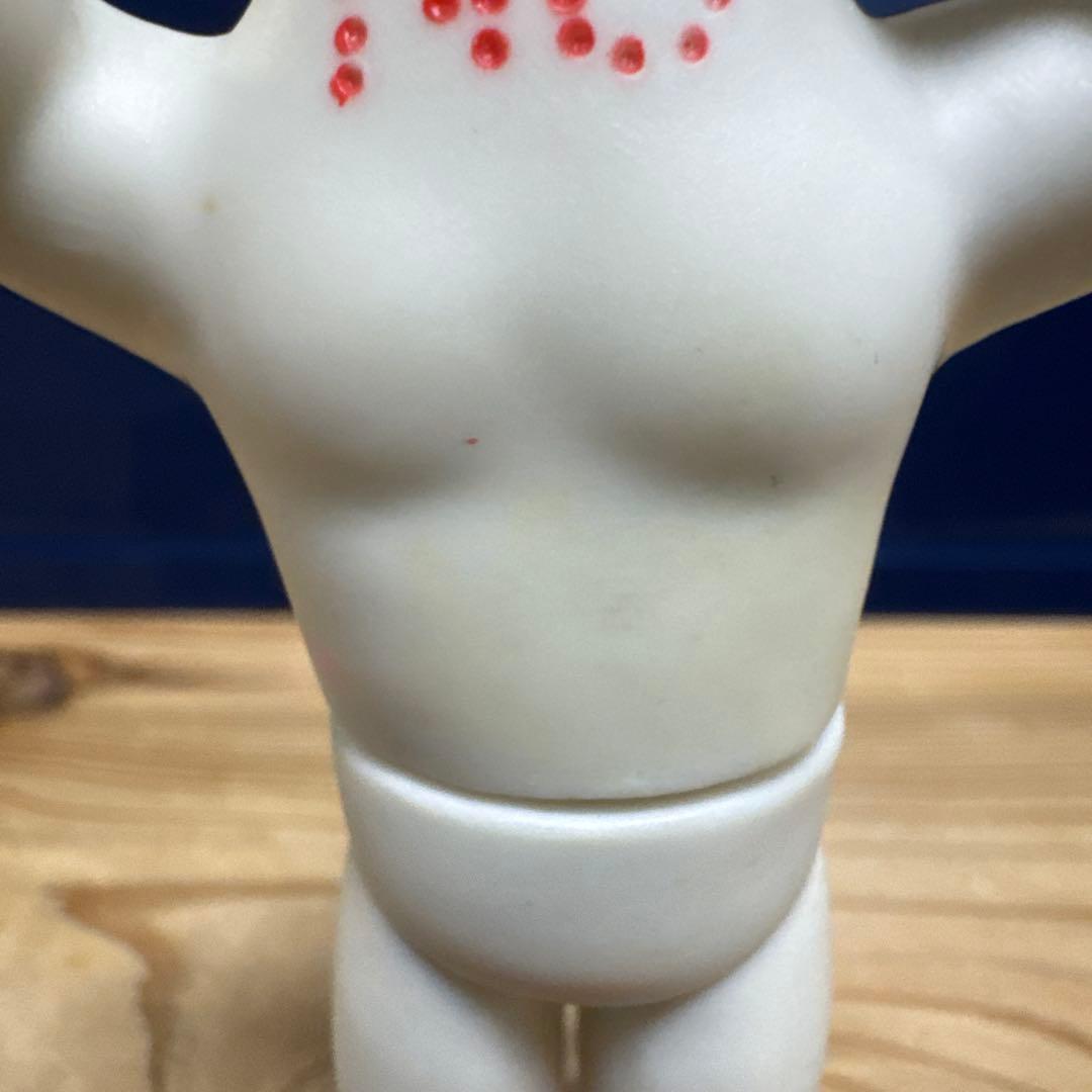 激レア‼️ 無版権　当時物タイガーマスク　ミスターノー　パチ　ソフビ　中嶋製作所