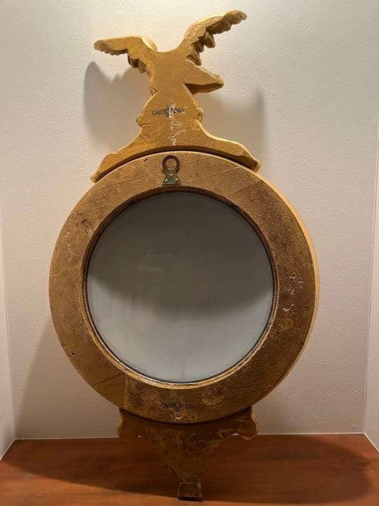 アメリカンフェデラルスタイル　鏡　高級　インテリア　彫刻　ラグジュアリー　雑貨