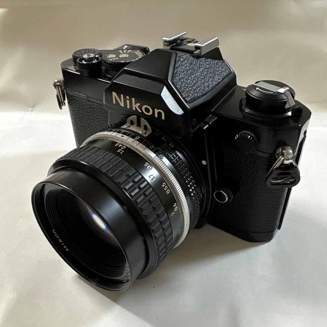 Nikon ニコンFM ブラックフィルムダブルレンズ