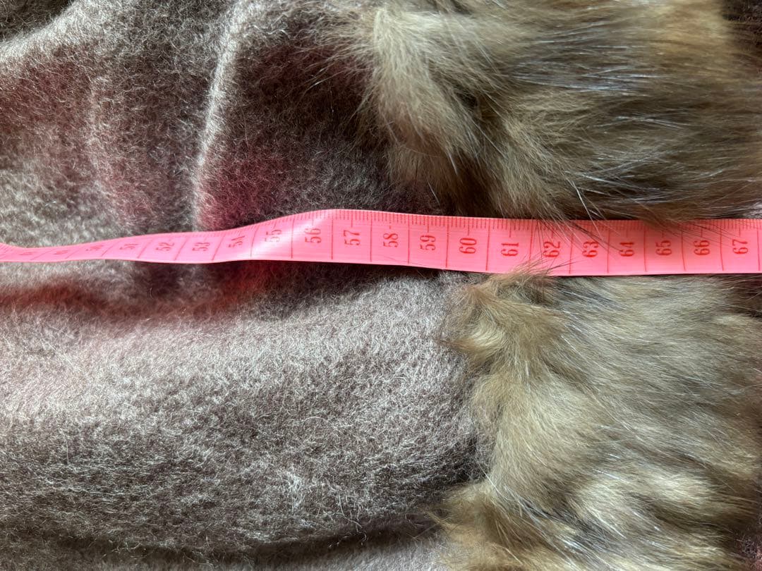 Faviora MOONBAT カシミヤ　ケープ　リアルファー　ファビオラ　最終