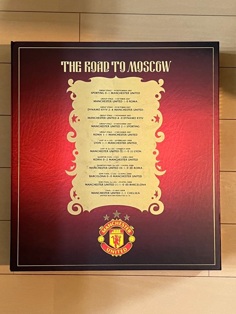 マンチェスター・U 2008年CLファイナル ユニフォーム記念セットサイン入り