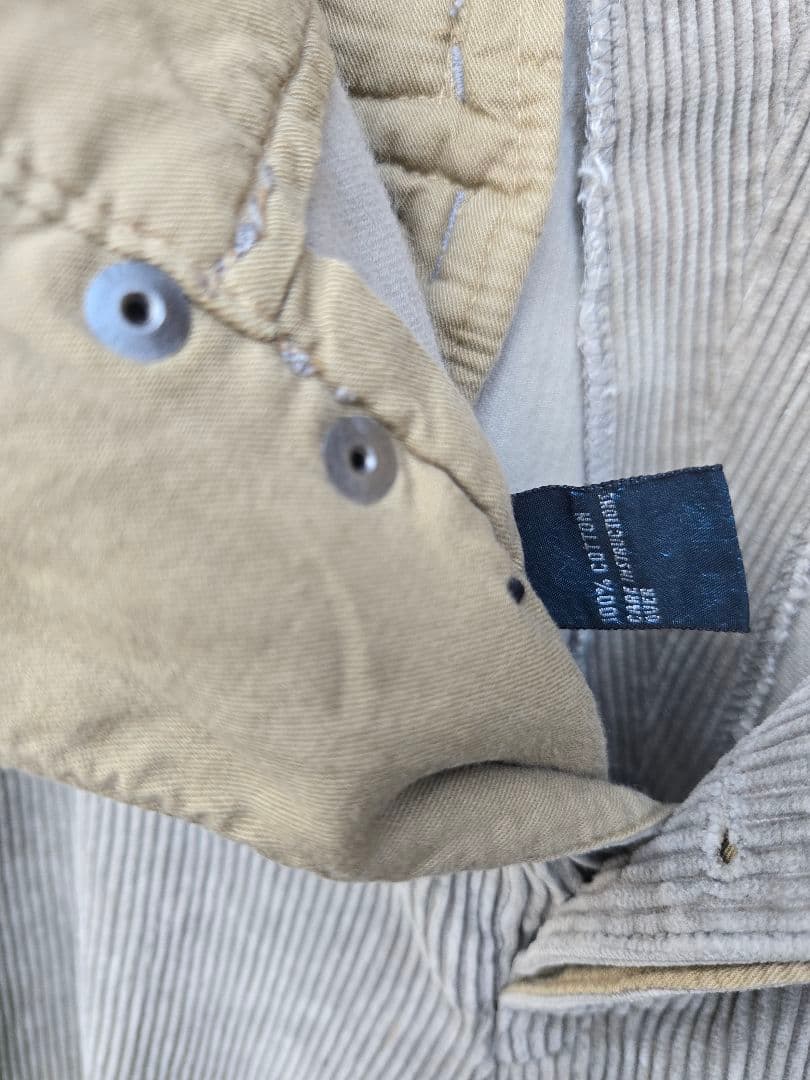 ​【至極】マカオ製 ポロラルフローレン 太畝コーデュロイ シンチバック 34L