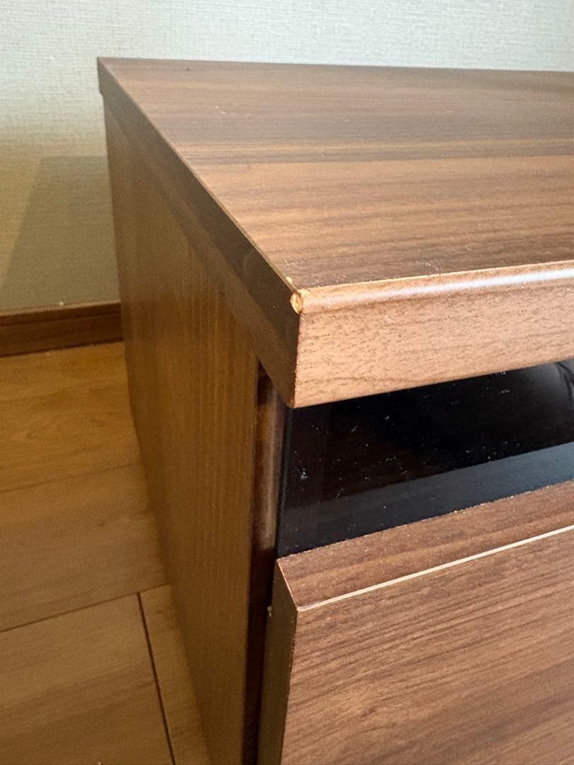 ウォールナット テレビ台 引き出し付き