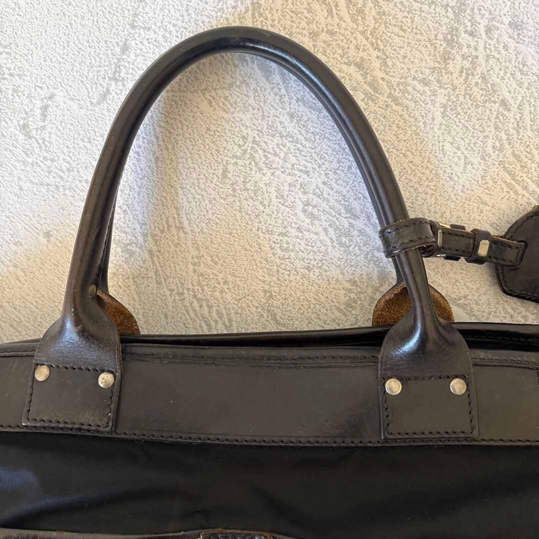 Felisi フェリージ ナイロンレザー ブリーフケース 8637/2 黒