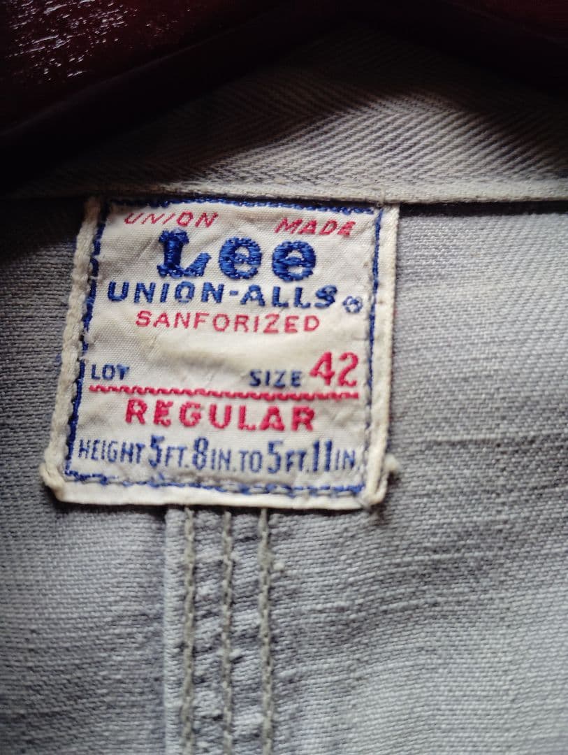 リー　Lee　ユニオンメイド　UNIONMADE　つなぎ　オールインワン　刺繍