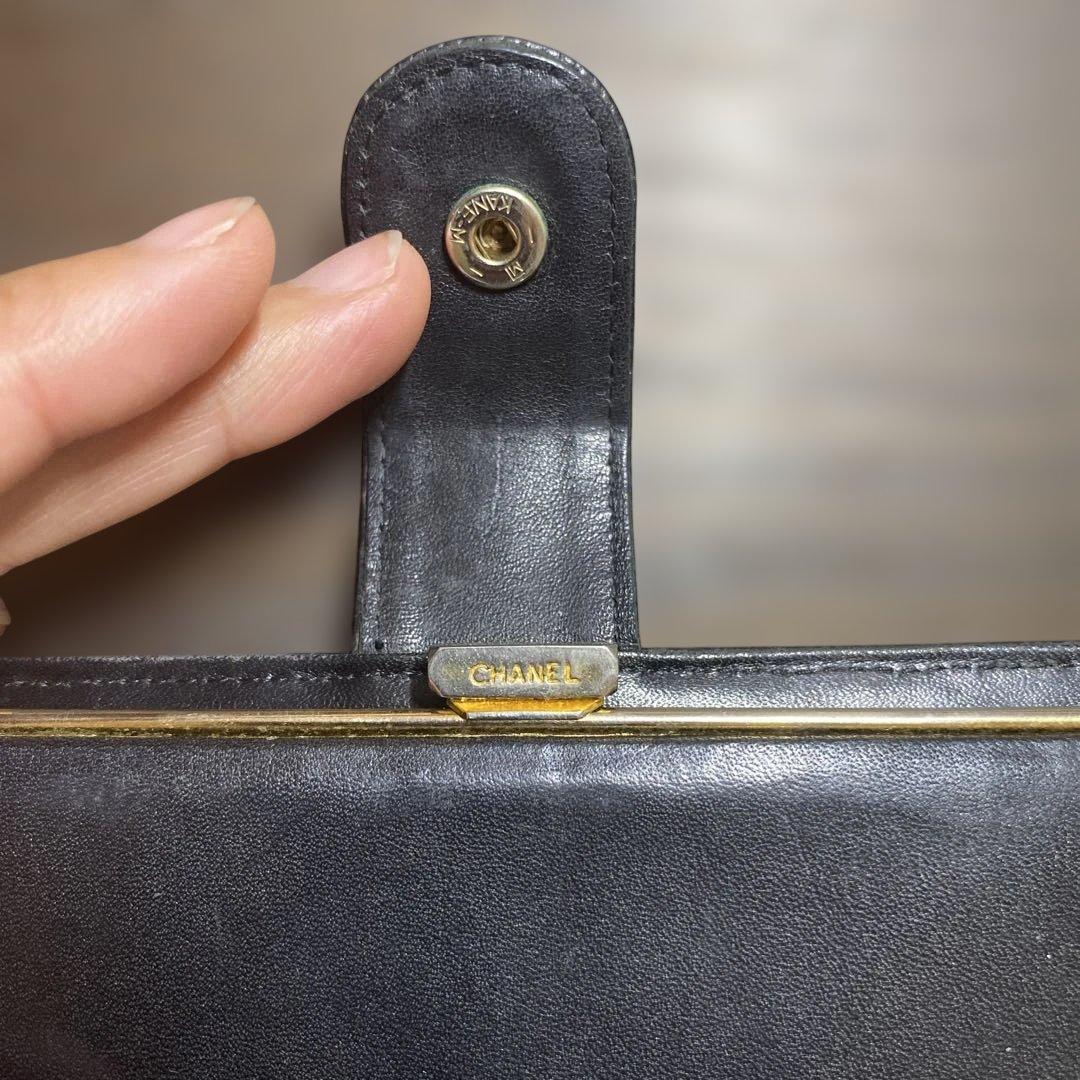 CHANEL シャネル 長財布 ブラック 黒 キャビアスキン ココマーク